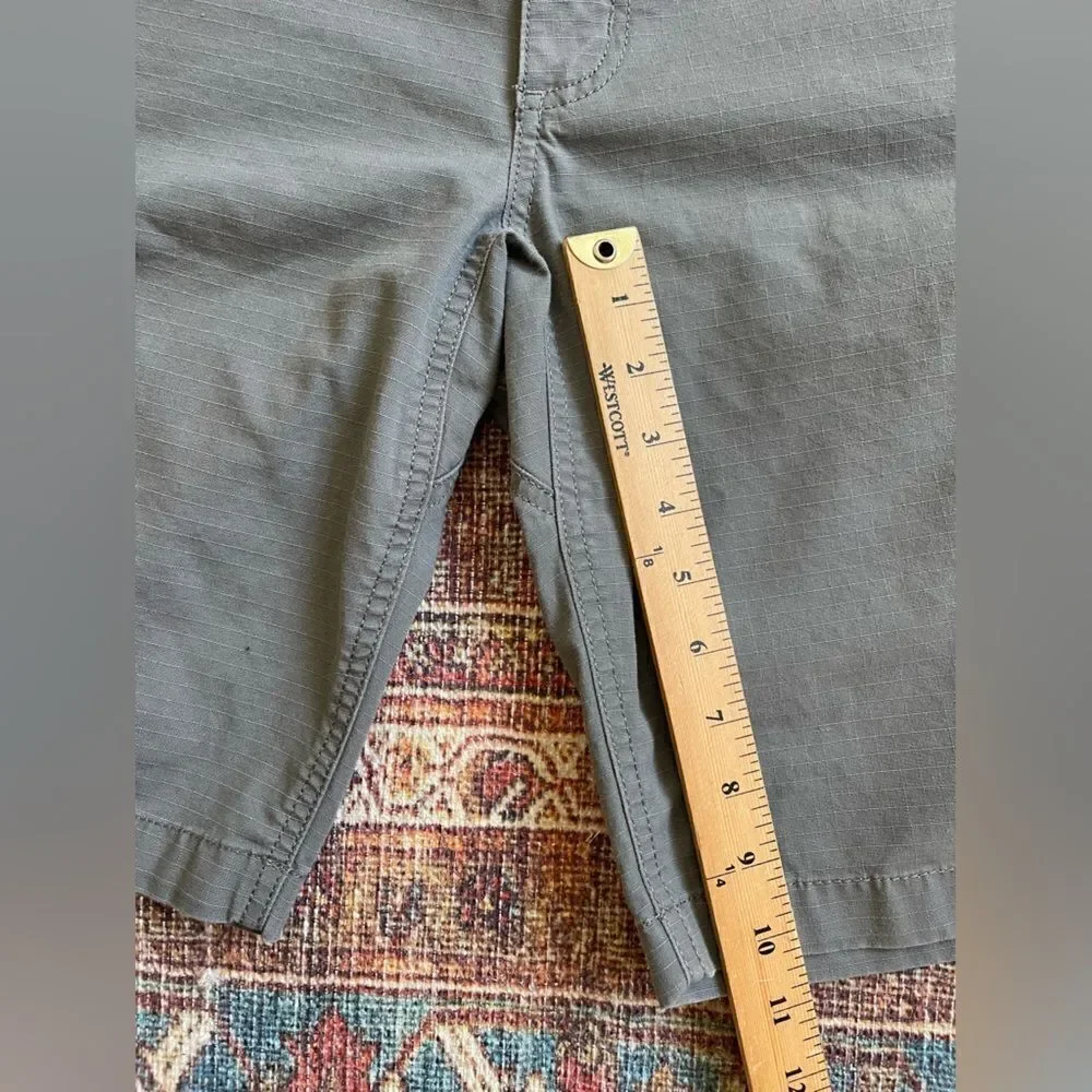 Carhartt Cargo Men’s work Shorts grey rugged flex relaxed fit rip stop size 40